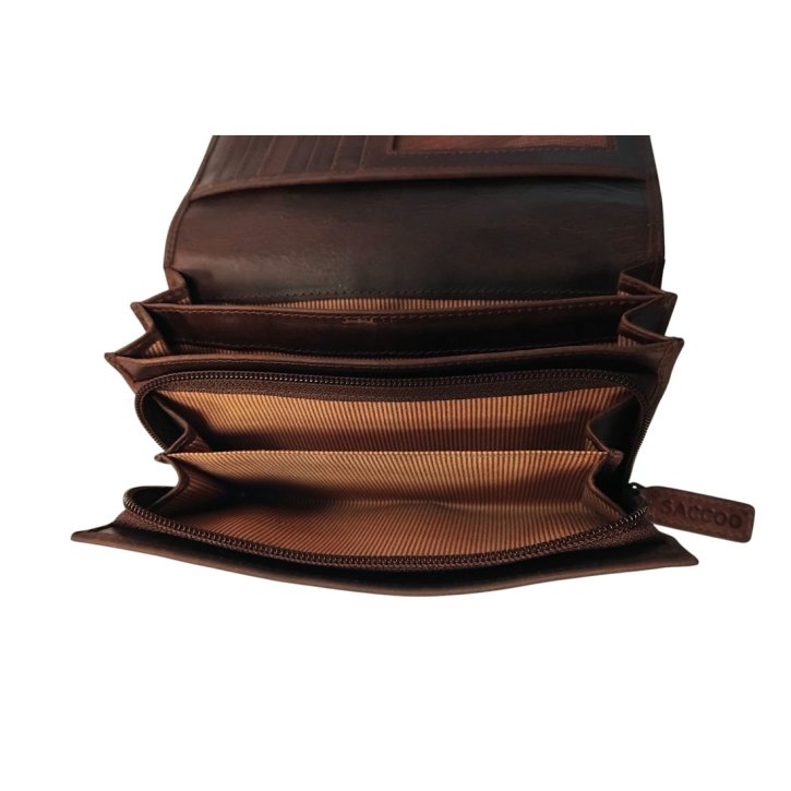 Saccoo YEN Damenbörse chestnut